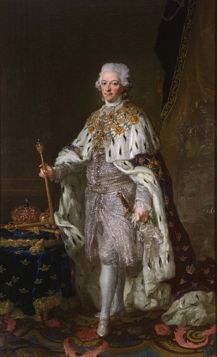 Gustav III (1746-1792), King of Sweden. Lorens Pasch the Younger (Attributed)