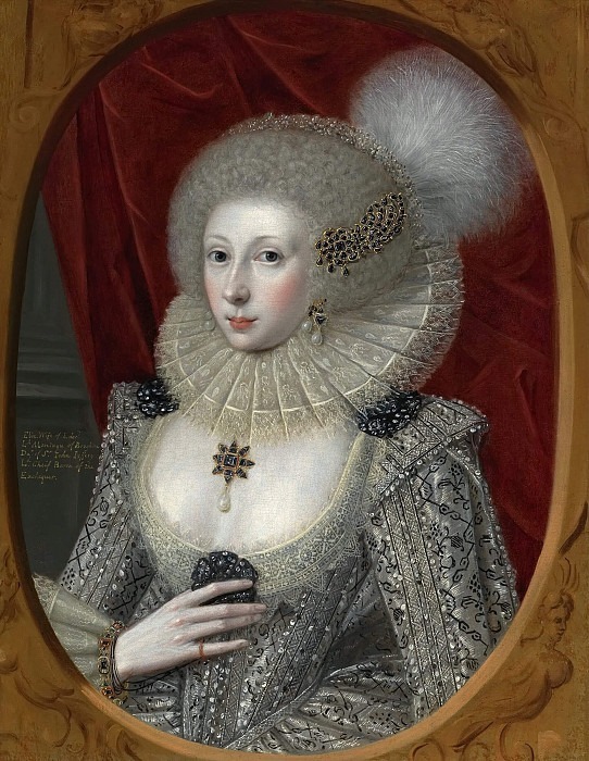 Portrait of a Woman, Possibly Frances Cotton, Lady Montagu, of Boughton Castle, Northamptonshire. Robert Peake