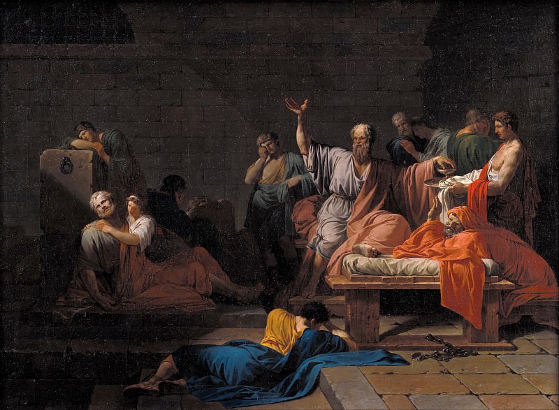 Смерть Сократа. Жан-Франсуа-Пьер Пейрон