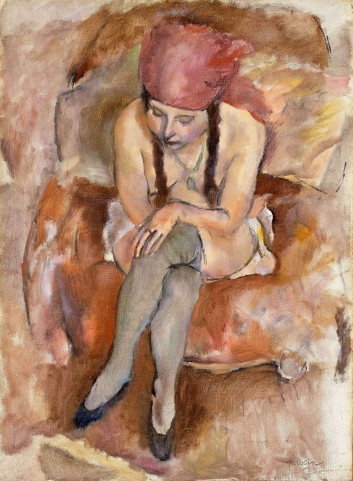 Claudine Resting. Jules Pascin