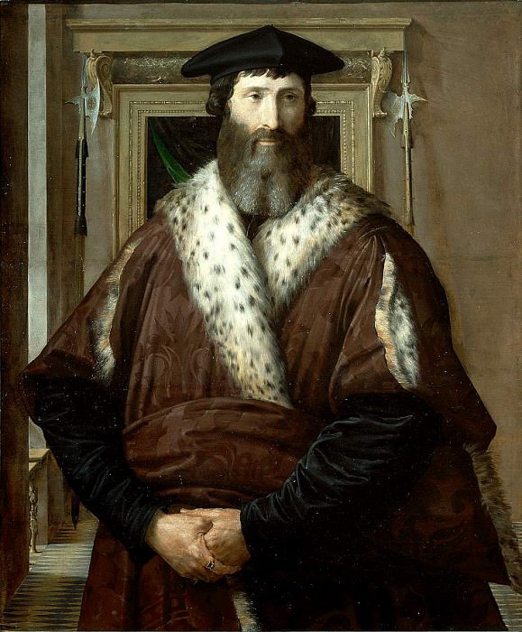 Parmigianino Malatesta Baglioni, ca 1537, 117x98, Kunsthisto. Parmigianino (Francesco Mazzola)