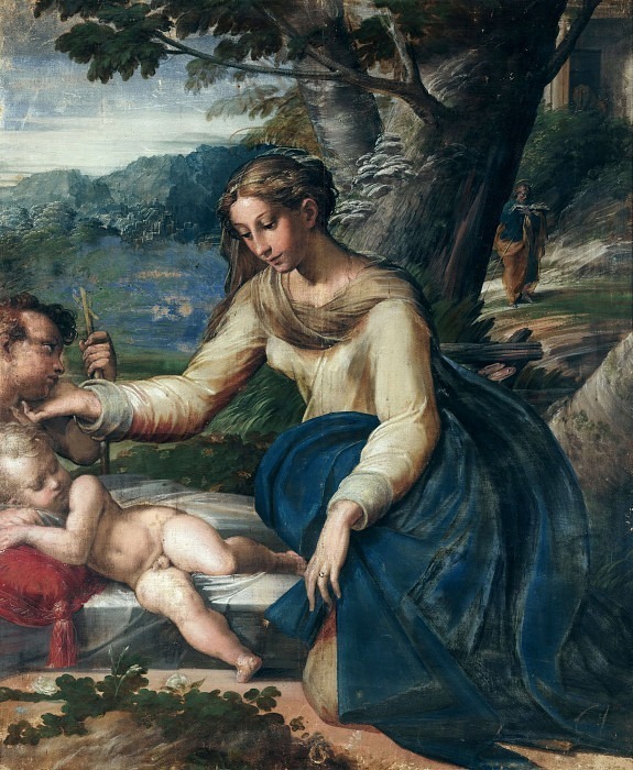 Holy Family. Parmigianino (Francesco Mazzola)