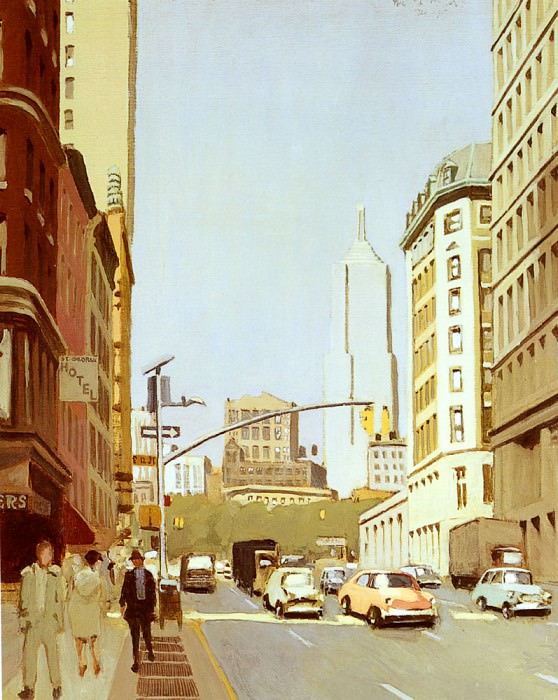 Porter Fairfield Broadway South Of Union Square. Fairfield Porter