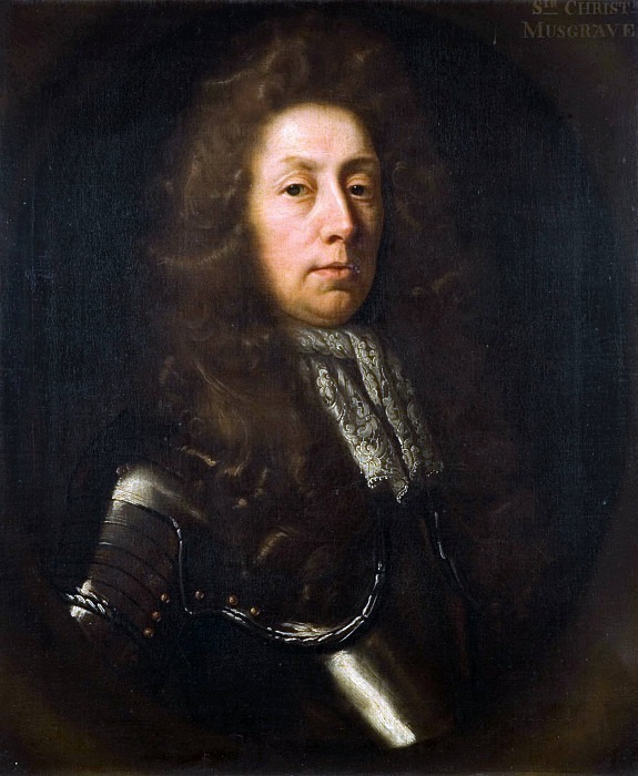 Portrait Of Sir Charles Musgrave. John Riley