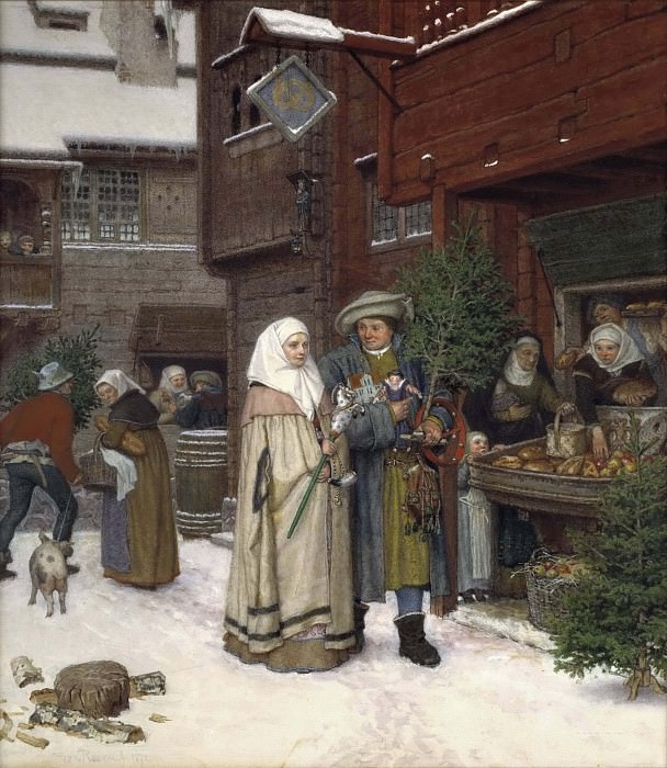 The Christmas Fair. Count Johann Georg Otto Von Rosen