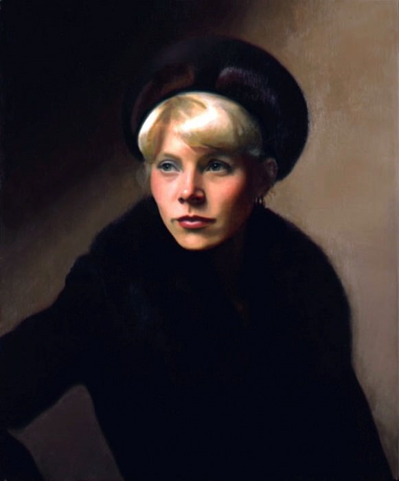 Portrait of the Artists Wife Linda. Richards Kirk