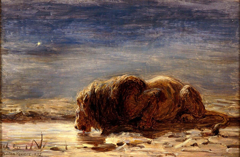 The King Drinks. Briton Riviere