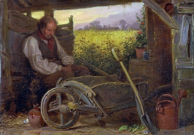 The Old Gardener. Briton Riviere