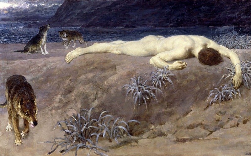 Dead Hector. Briton Riviere