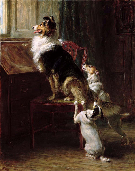 A Reserved Seat. Briton Riviere