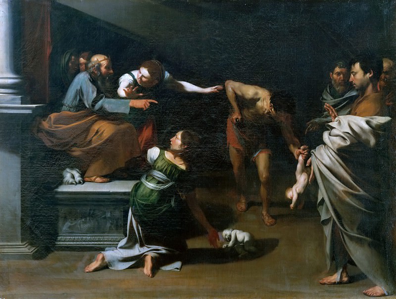 Judgment of Solomon (attr.). Jusepe de Ribera