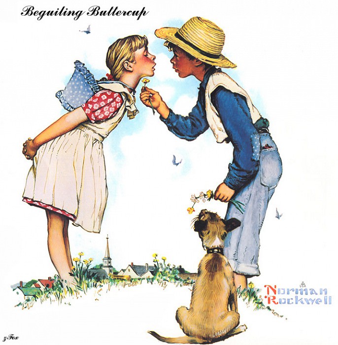 zFox 04 NR 02 Beguiling Buttercup. Norman Rockwell