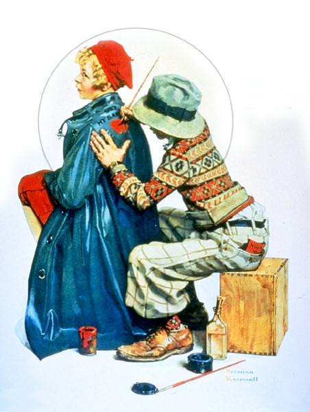 NR-PAINT. Norman Rockwell