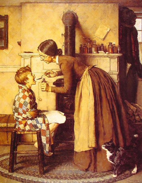 Spring Tonic. Norman Rockwell