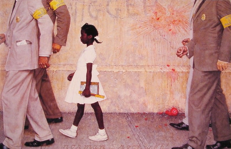 The Problem We All live with. Norman Rockwell