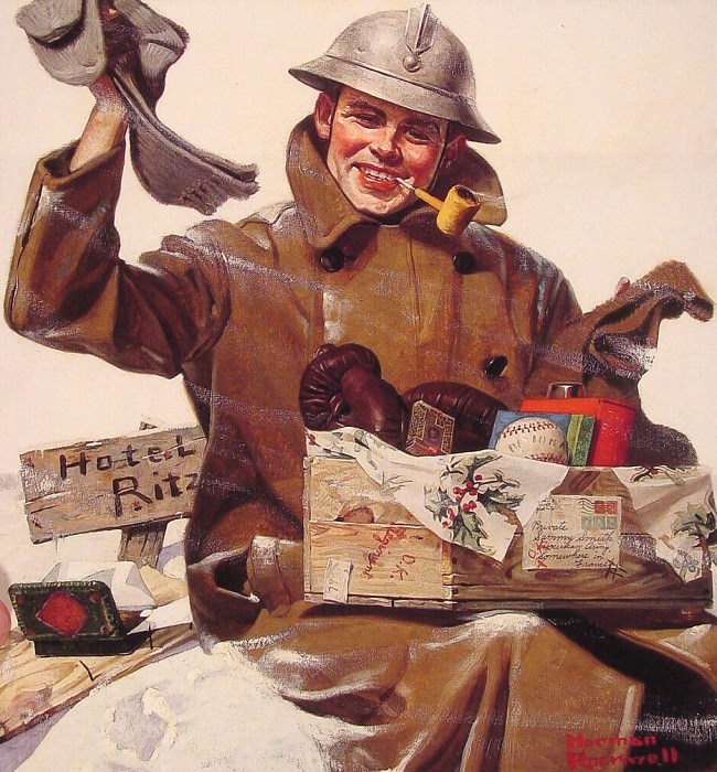 They Remembered Me. Norman Rockwell
