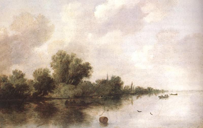 River Scene1 WGA. Salomon Van Ruysdael