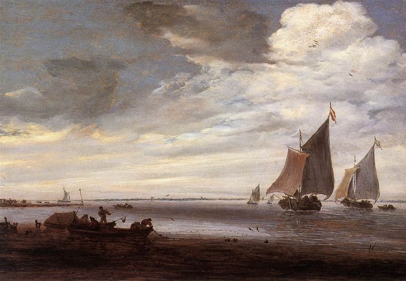 River Scene2 WGA. Salomon Van Ruysdael