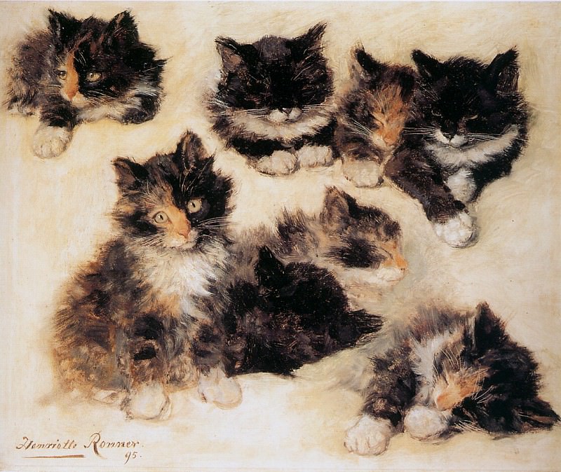 Kittens. Henriette Ronner-Knip