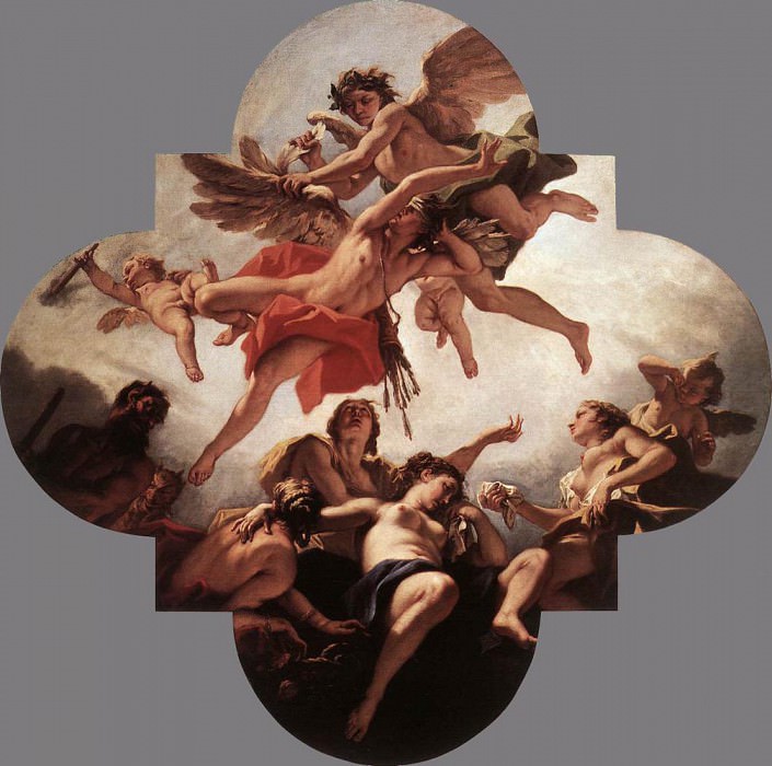 The Punishment of Cupid. Sebastiano Ricci