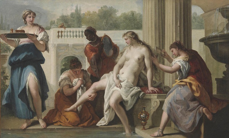 Bathsheba at her Bath. Sebastiano Ricci