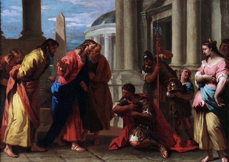 Christ and the Cenutrion. Sebastiano Ricci