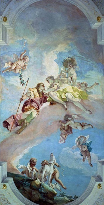 The Parting of Venus from Adonis. Sebastiano Ricci