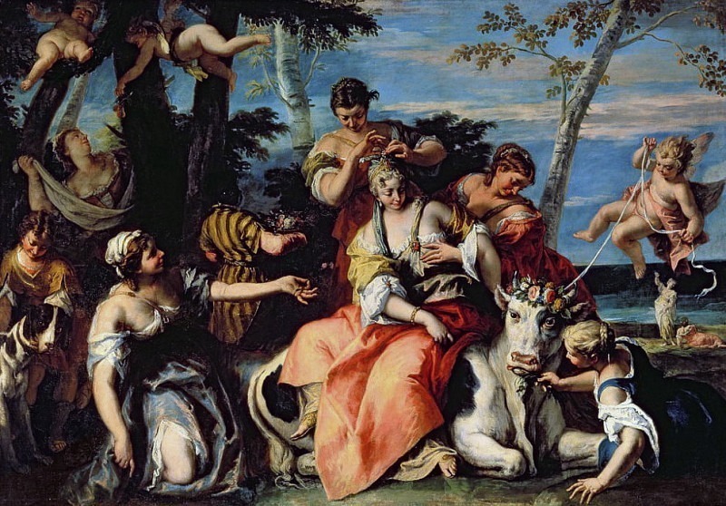 The Rape of Europa. Sebastiano Ricci