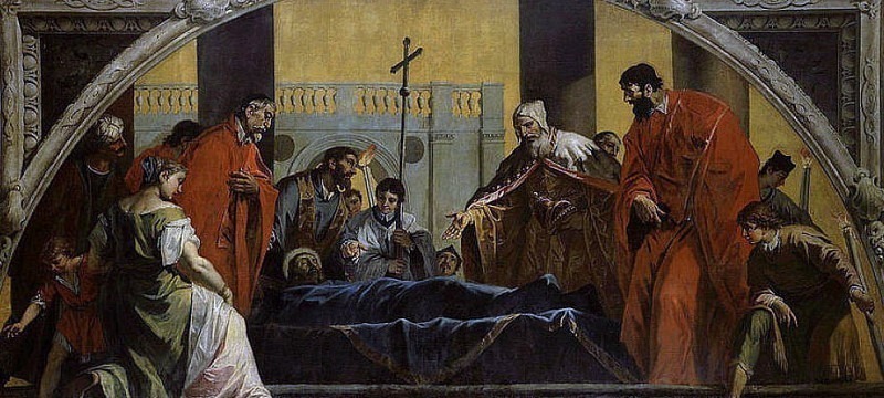 The body of St. Mark arrives in Venice. Sebastiano Ricci