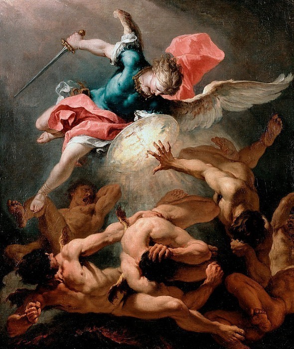The Fall of the Rebel Angels. Sebastiano Ricci