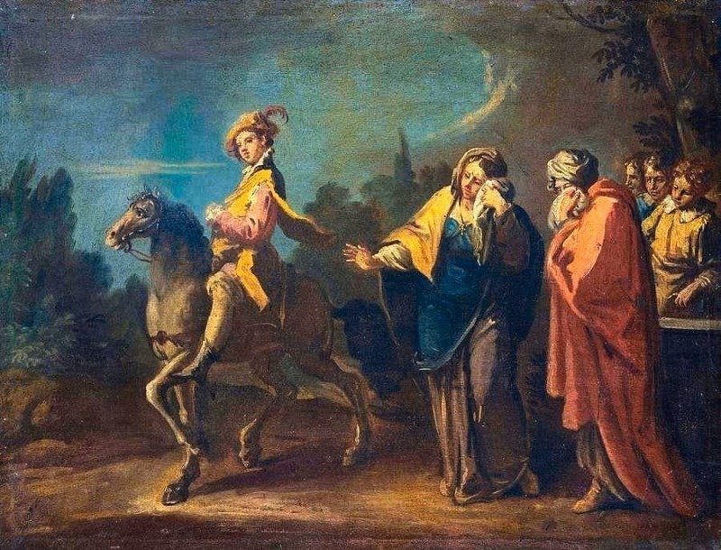 Episodes From The Parable Of The Prodigal Son: The Prodigal Son Leaves Home. Sebastiano Ricci