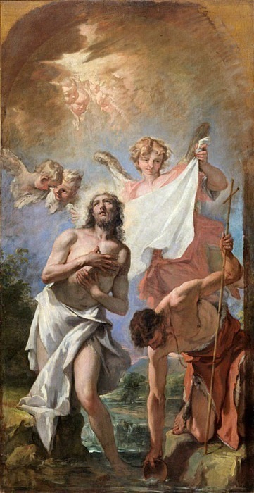 Christ Baptize. Sebastiano Ricci
