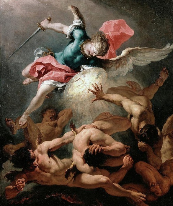 The Fall of the Rebel Angels. Sebastiano Ricci