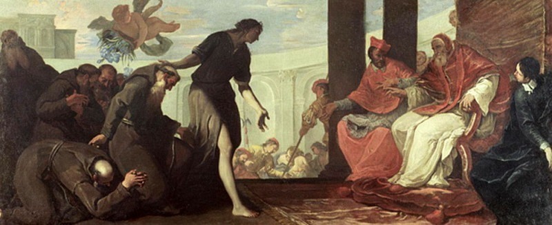 Paul III Approving the Order of the Capuchins. Sebastiano Ricci