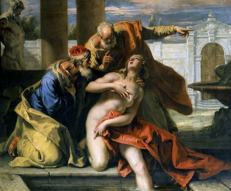 Susannah and the Elders. Sebastiano Ricci