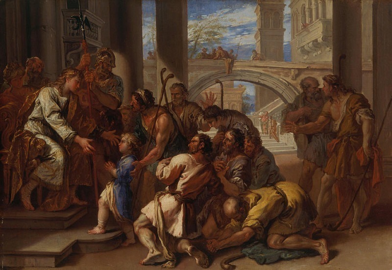 Joseph Receives His Brothers. Sebastiano Ricci