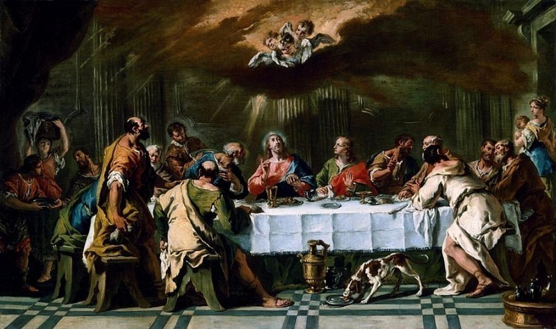 The Last Supper. Sebastiano Ricci