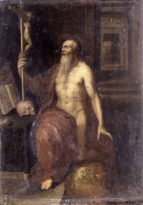 Saint Jerome in Meditation. Gaspar Rem
