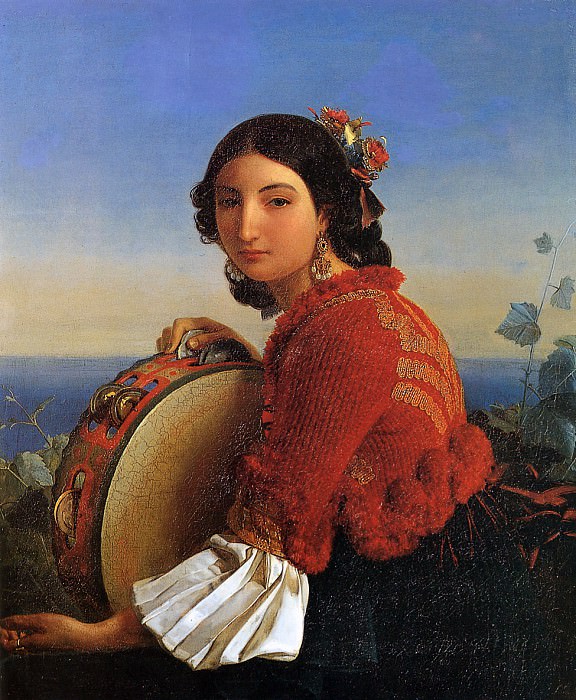 Robert Leopold Girl from Sorrent Sun. Луи-Леопольд Робер