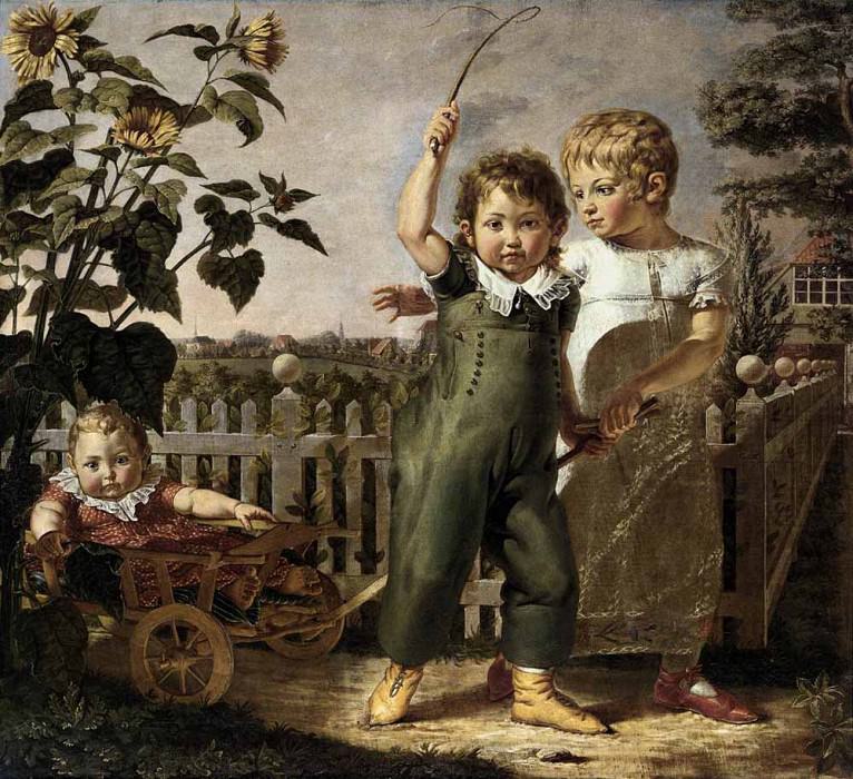 RUNGE Philipp Otto The Hulsenbeck Children. Филипп Отто Рунге