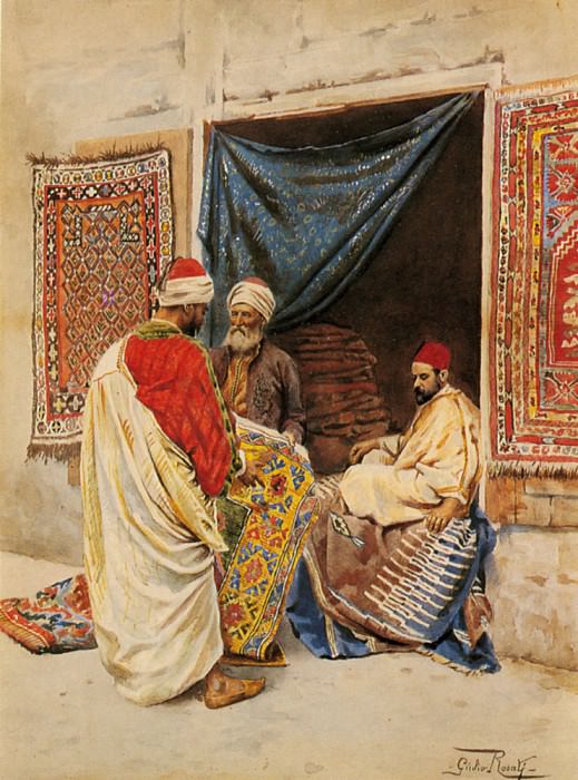 Rosati Giulio The Carpet Merchant. Джулио Розати