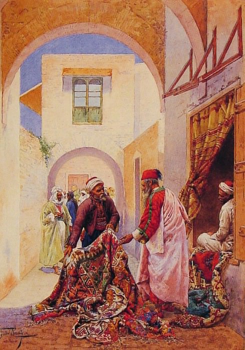 The Carpet Sellers. Giulio Rosati