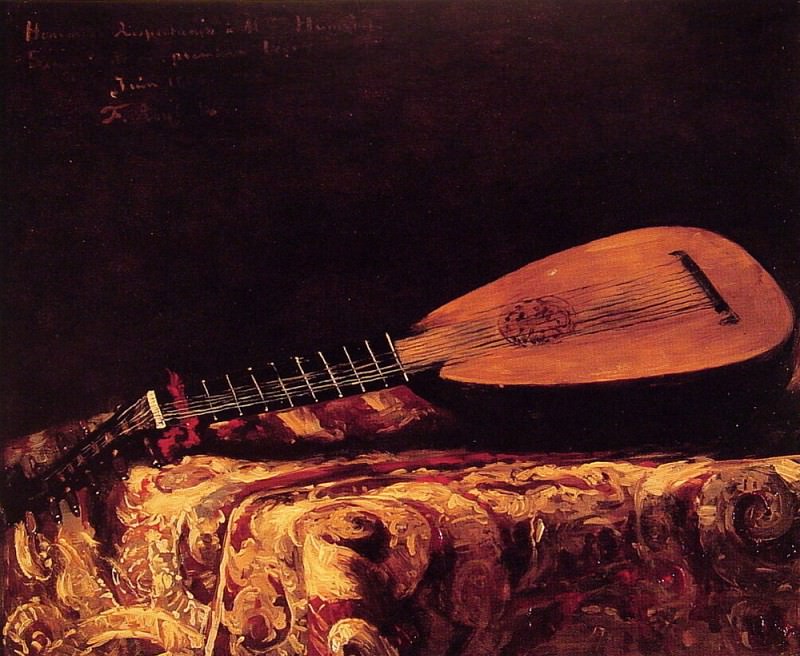 The Mandolin. Фердинанд Ройбет