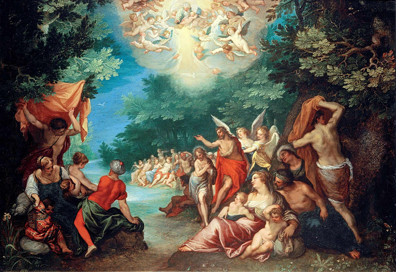 Крещение Христа. Ханс Роттенхаммер