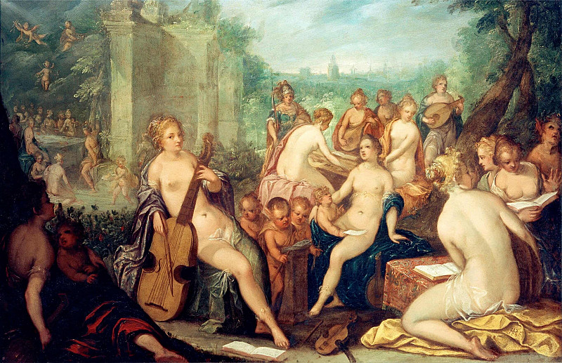 Минерва и музы на Геликоне. Ханс Роттенхаммер