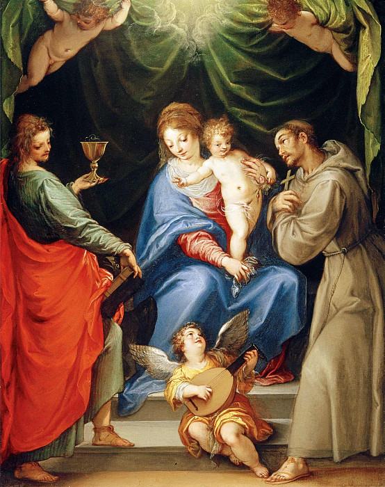 Мадонна со святыми. Ханс Роттенхаммер