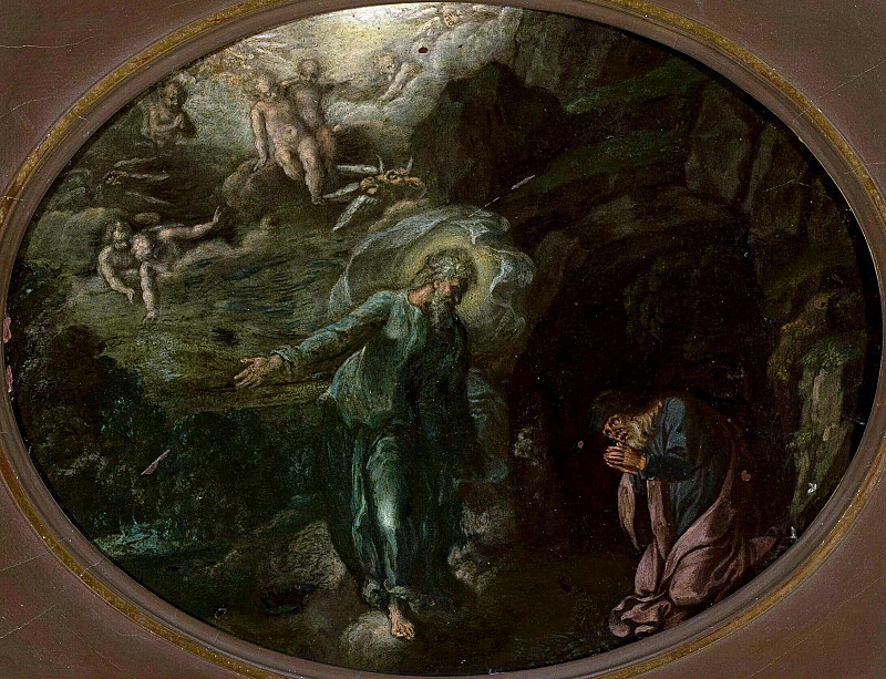 Бог разговаривает с Ноем. Ханс Роттенхаммер