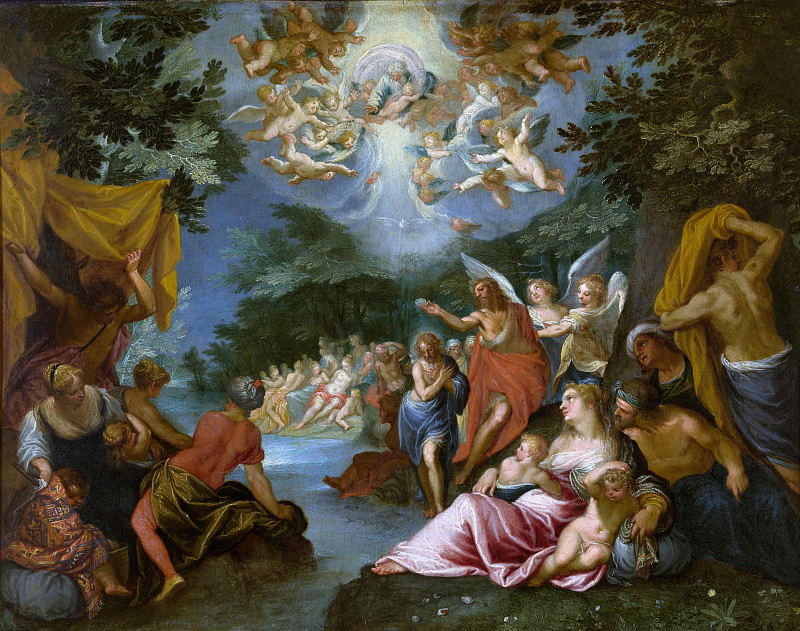 Крещение Христа. Ханс Роттенхаммер