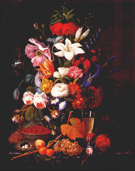 roesen victorian bouquet c1850-5. Severin Roesen