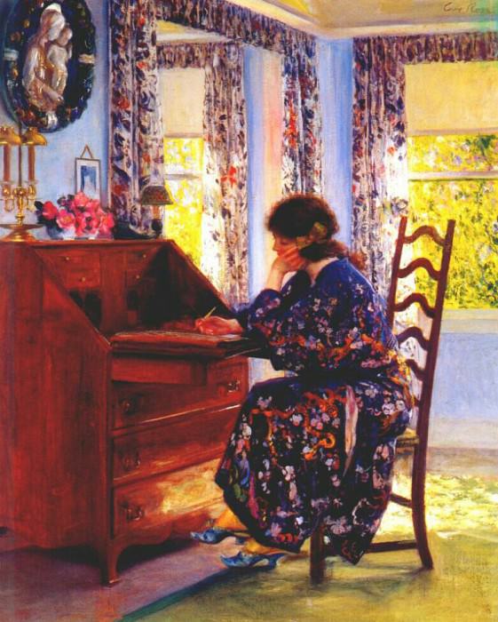 rose the difficult response c1910. Guy Rose